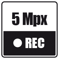 5 mpx camera recording