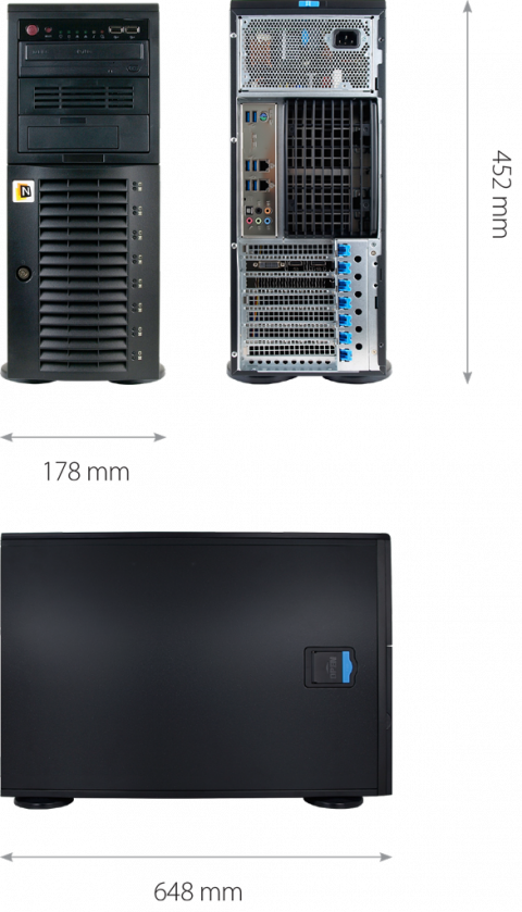NOVUS Rejestrator sieciowy NMS NVR X-4U/24