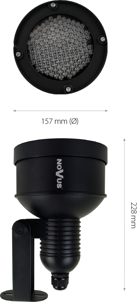 Oświetlacz podczerwieni NOVUS NV-IR60/80LED