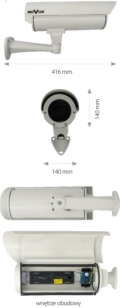Obudowa zewnętrzna NOVUS NVH-160H/12/24