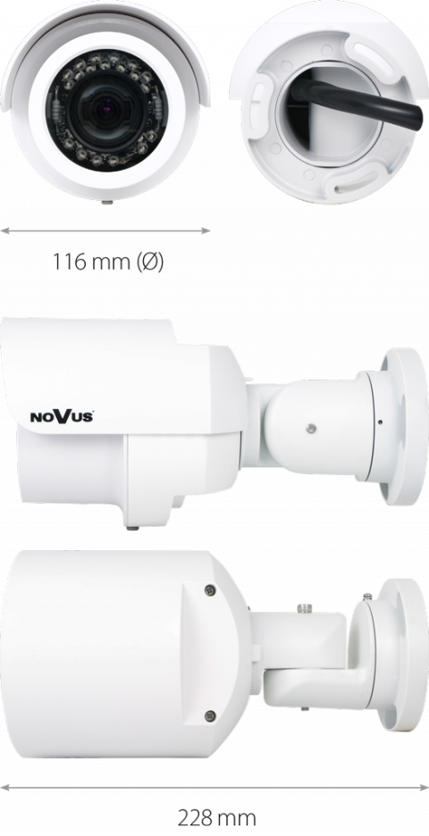 Kamera IP w obudowie NOVUS NVIP-3DN7540H/IRH-2P