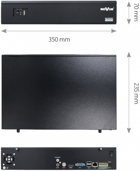 Rejestrator sieciowy NOVUS IP NVR-5625