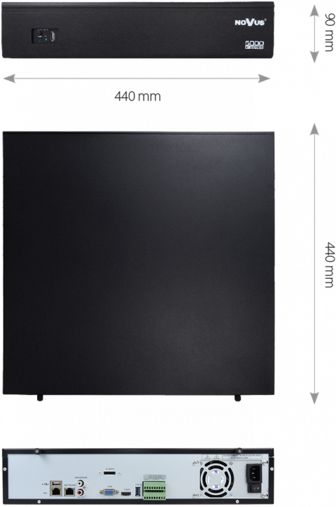 Rejestrator sieciowy NOVUS IP NVR-5836