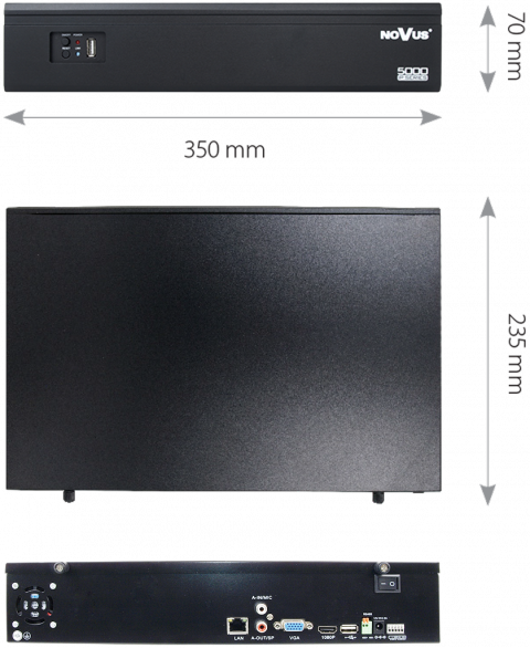 Rejestrator sieciowy NOVUS IP NVR-5609