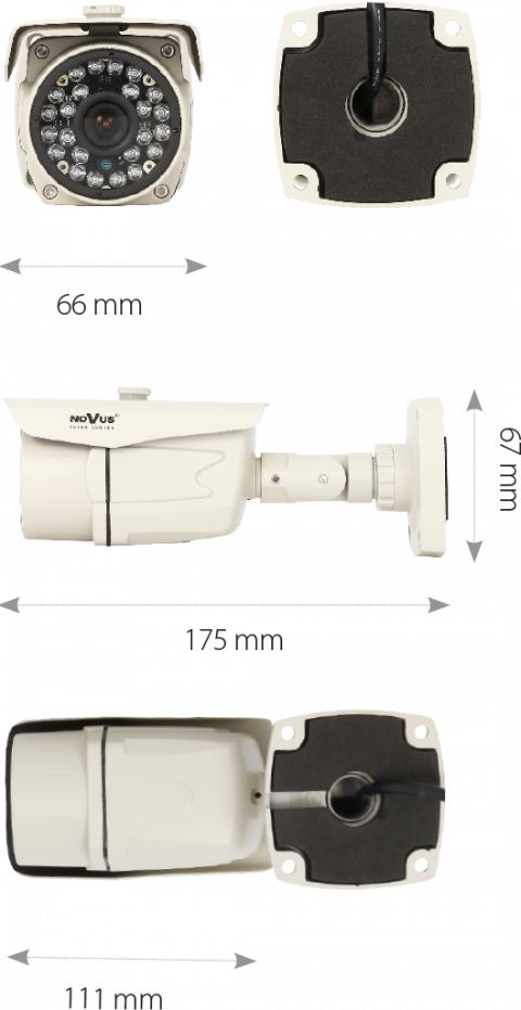 NOVUS CCTV kamera w obudowie NVC-401H/IR
