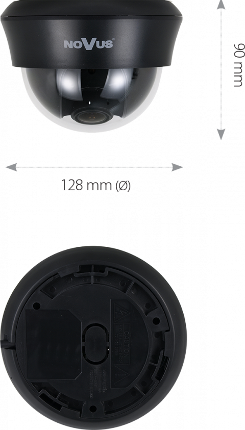 NOVUS CCTV kamera kopułkowa NVC-422D-black