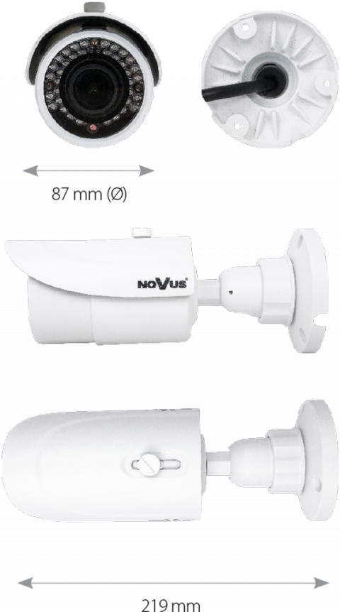 Kamera IP w obudowie NOVUS NVIP-4DN3061H/IR-1P