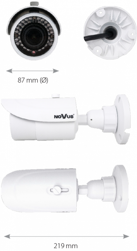 Kamera IP w obudowie NOVUS NVIP-2DN3020H/IR-1P
