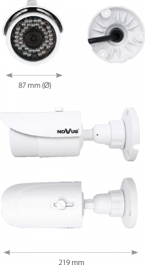 Kamera IP w obudowie NOVUS NVIP-2DN3000H/IR-1P