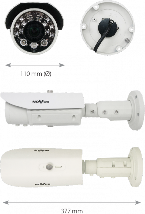 Kamera IP w obudowie NOVUS NVIP-2DN5021H/IRH-1P