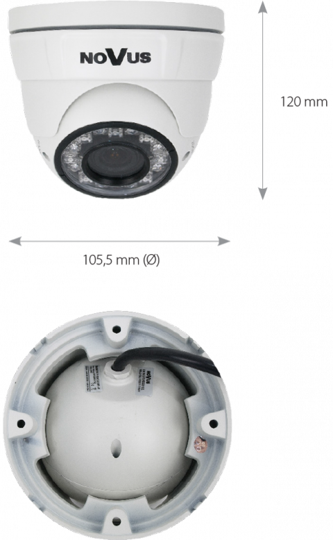 Kamera IP wandaloodporna NOVUS NVIP-2DN5021V/IR-1P